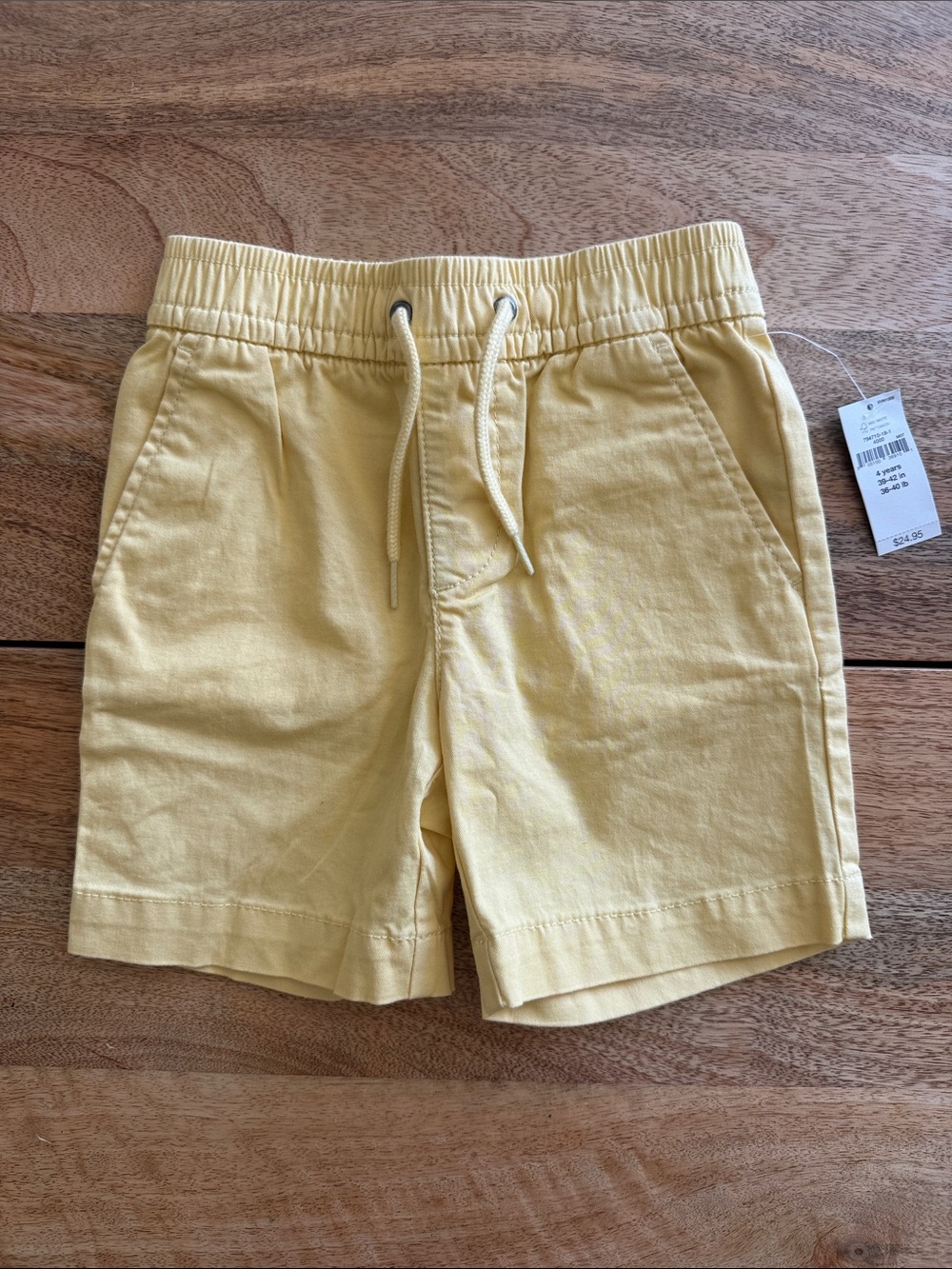 Gap Boys Yellow Drawstring Casual Shorts